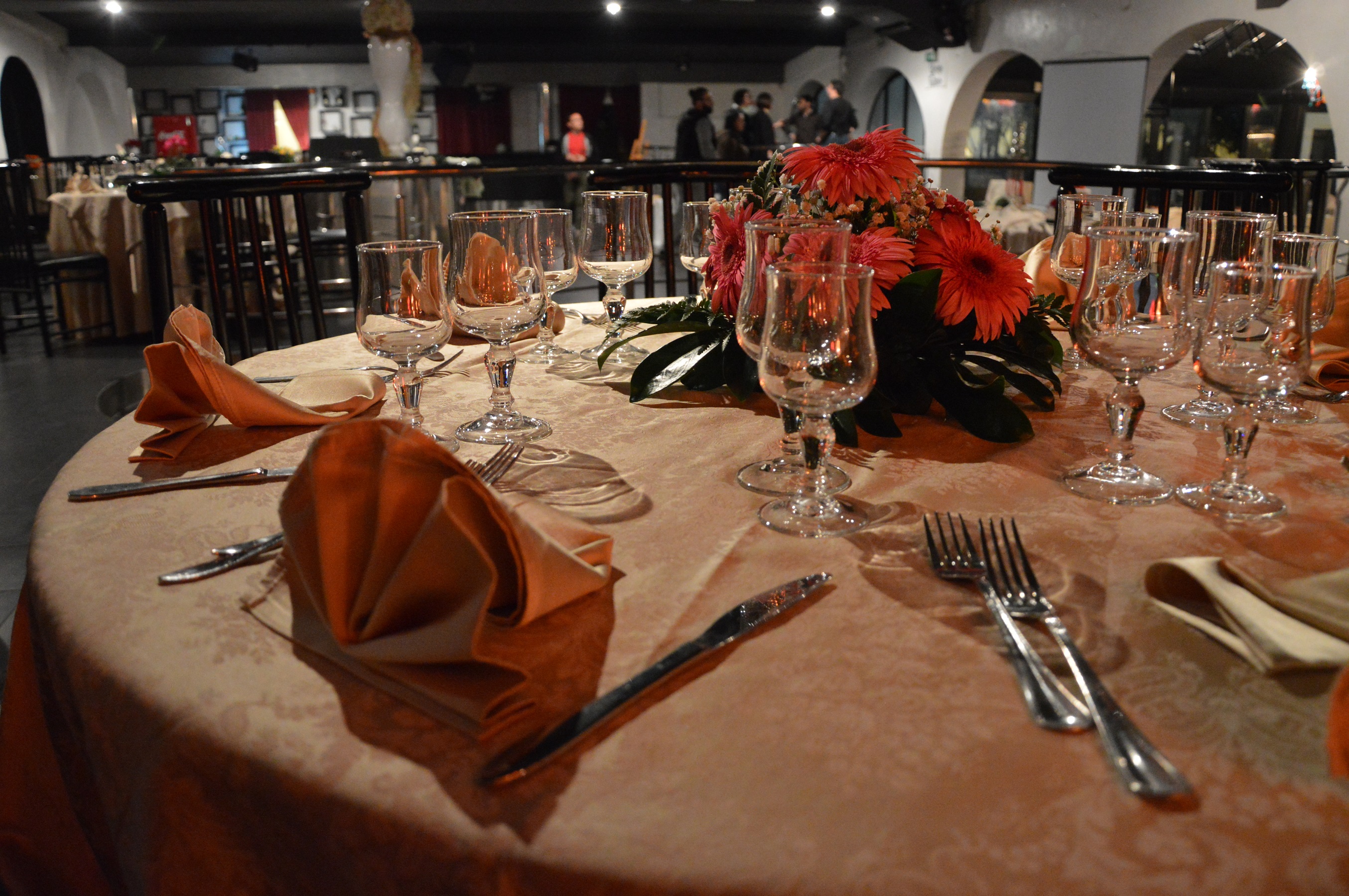 Catering celebration setting